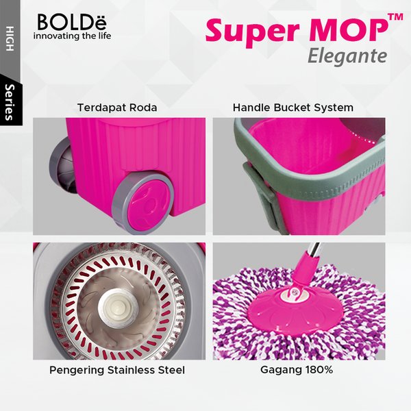 Bolde Super MOP ELEGANTE Pink